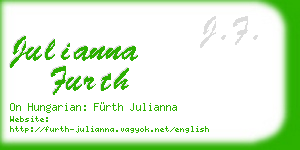 julianna furth business card
