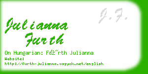 julianna furth business card